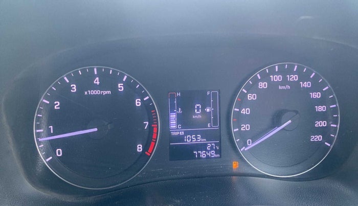 2015 Hyundai Creta SX PLUS 1.6 PETROL, Petrol, Manual, 77,638 km, Odometer Image