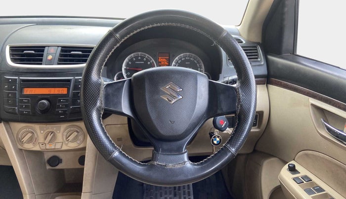 2013 Maruti Swift Dzire VXI, Petrol, Manual, 73,474 km, Steering Wheel Close Up