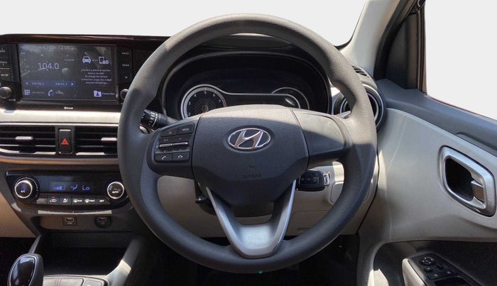 2020 Hyundai GRAND I10 NIOS SPORTZ AMT 1.2 KAPPA VTVT, Petrol, Automatic, 17,266 km, Steering Wheel Close Up