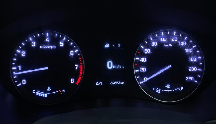2016 Hyundai Elite i20 ASTA 1.2 (O), Petrol, Manual, 37,652 km, Odometer Image
