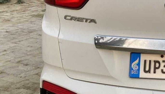 2017 Hyundai Creta E PLUS 1.6 PETROL, Petrol, Manual, 92,010 km, Dicky (Boot door) - Slightly dented