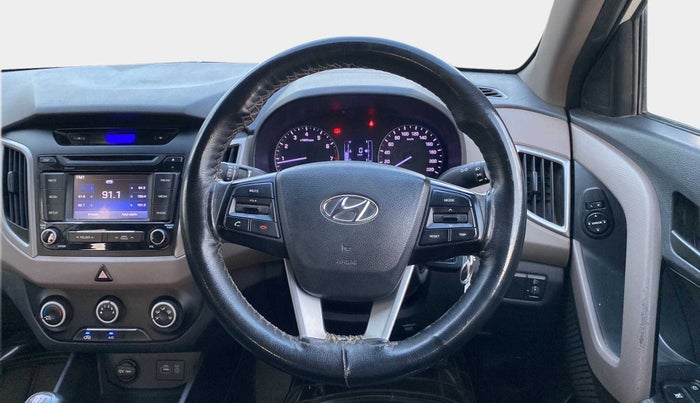 2017 Hyundai Creta E PLUS 1.6 PETROL, Petrol, Manual, 92,010 km, Steering Wheel Close Up