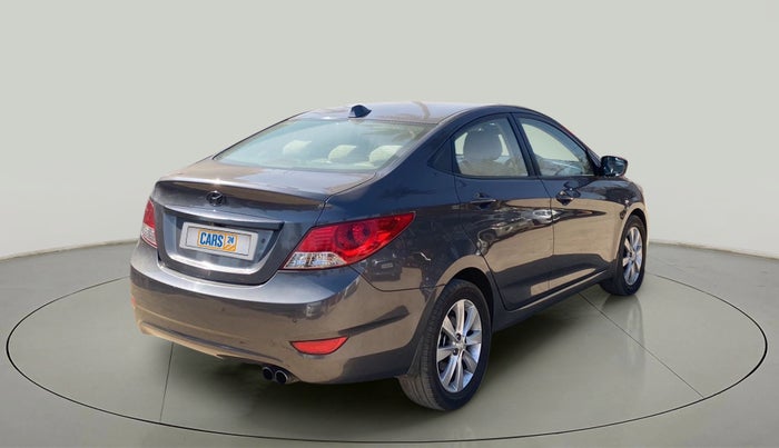 2012 Hyundai Verna FLUIDIC 1.6 CRDI SX, Diesel, Manual, 87,174 km, Right Back Diagonal