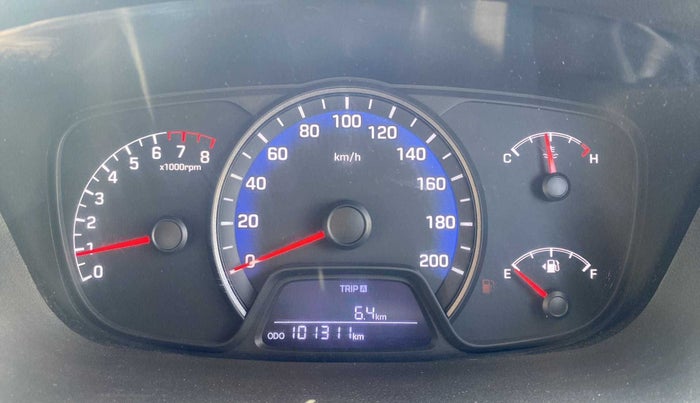 2014 Hyundai Xcent S 1.2, Petrol, Manual, 1,01,302 km, Odometer Image