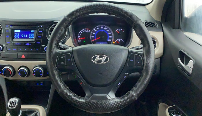 2015 Hyundai Grand i10 ASTA 1.2 KAPPA VTVT, Petrol, Manual, 30,203 km, Steering Wheel Close Up