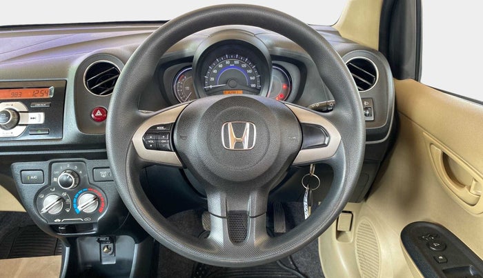 2014 Honda Brio S MT, Petrol, Manual, 16,047 km, Steering Wheel Close Up