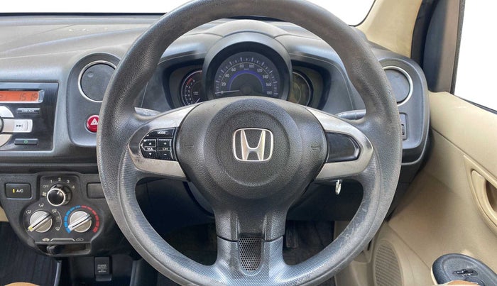 2015 Honda Amaze 1.2L I-VTEC S, Petrol, Manual, 73,594 km, Steering Wheel Close Up