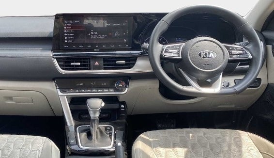 2021 KIA SELTOS HTX IVT 1.5 PETROL, Petrol, Automatic, 8,322 km, Steering Wheel Close Up