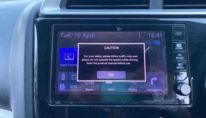 2018 Honda WR-V 1.2L I-VTEC VX MT, Petrol, Manual, 59,658 km, Infotainment system - Touch screen not working