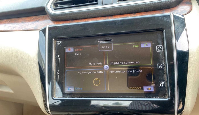 2017 Maruti Dzire ZXI PLUS, Petrol, Manual, 58,184 km, Infotainment system - GPS Card not working/missing