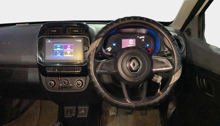 2021 Renault Kwid RXT 1.0 (O), Petrol, Manual, 30,453 km, Steering Wheel Close Up