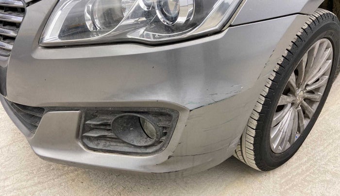 2017 Maruti Ciaz ALPHA 1.4 PETROL, Petrol, Manual, 55,535 km, Front bumper - Minor scratches