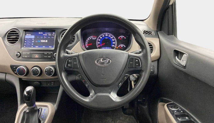 2017 Hyundai Grand i10 SPORTZ (O) AT 1.2 KAPPA VTVT, Petrol, Automatic, 61,567 km, Steering Wheel Close Up