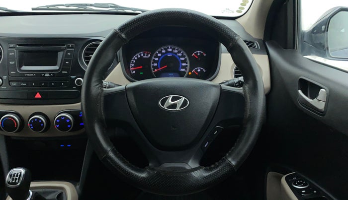 2014 Hyundai Grand i10 SPORTZ 1.2 KAPPA VTVT, Petrol, Manual, 45,170 km, Steering Wheel Close Up