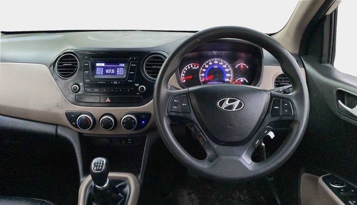2016 Hyundai Grand i10 SPORTZ 1.2 KAPPA VTVT, Petrol, Manual, 48,476 km, Steering Wheel Close Up