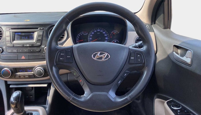 2015 Hyundai Xcent SX AT 1.2 (O), Petrol, Automatic, 1,11,191 km, Steering Wheel Close Up