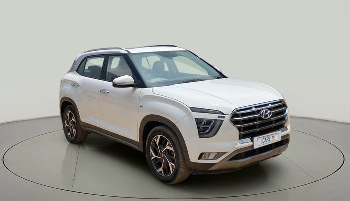 2021 Hyundai Creta SX (O) AT 1.5 DIESEL, Diesel, Automatic, 46,516 km, Right Front Diagonal