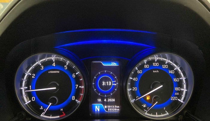 2019 Toyota Glanza G CVT, Petrol, Automatic, 55,311 km, Odometer Image