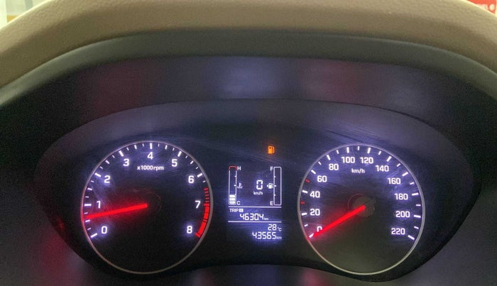 2018 Hyundai Elite i20 SPORTZ 1.2, Petrol, Manual, 43,546 km, Odometer Image