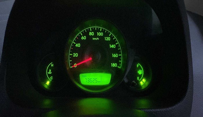 2017 Hyundai Eon ERA +, Petrol, Manual, 73,611 km, Odometer Image