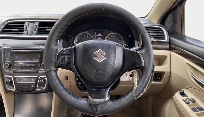 2017 Maruti Ciaz DELTA 1.4 MT PETROL, Petrol, Manual, 94,757 km, Steering Wheel Close Up