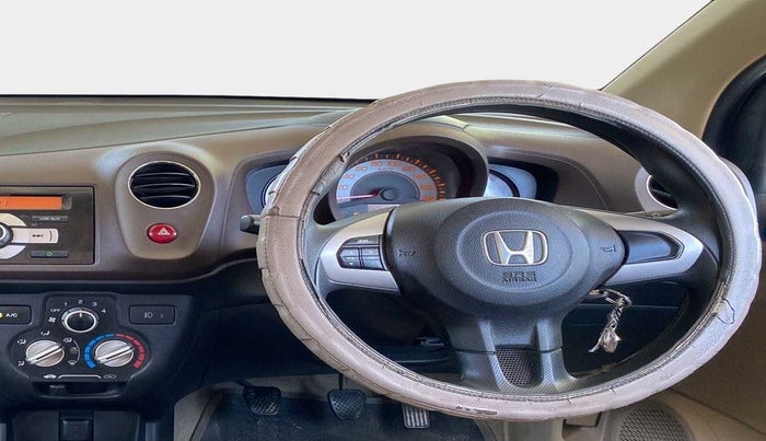 2013 Honda Brio V MT, Petrol, Manual, 26,945 km, Steering Wheel Close Up