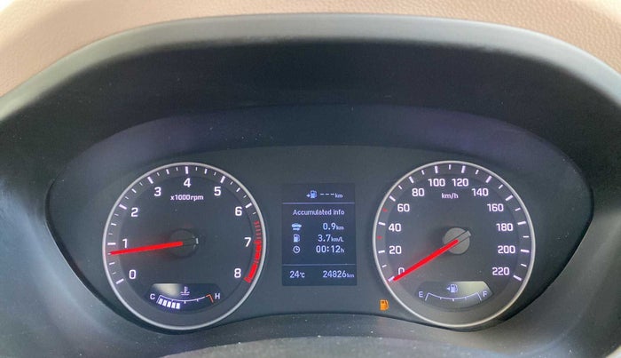 2019 Hyundai Elite i20 ASTA 1.2 (O), Petrol, Manual, 24,795 km, Odometer Image