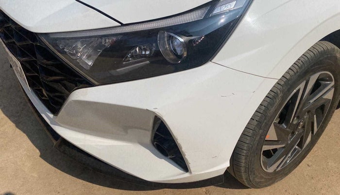 2021 Hyundai NEW I20 ASTA (O) 1.5 CRDI MT, Diesel, Manual, 22,678 km, Front bumper - Paint has minor damage