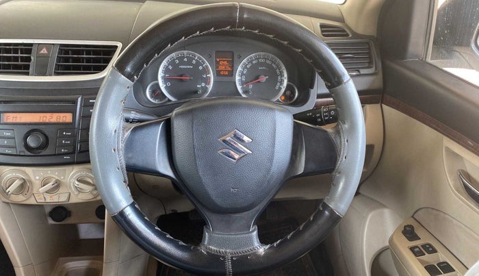 2012 Maruti Swift Dzire VXI, Petrol, Manual, 1,00,645 km, Steering Wheel Close Up