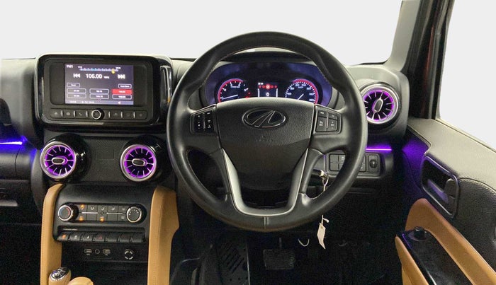 2021 Mahindra Thar LX PETROL HT 4WD AT, Petrol, Automatic, 27,394 km, Steering Wheel Close Up