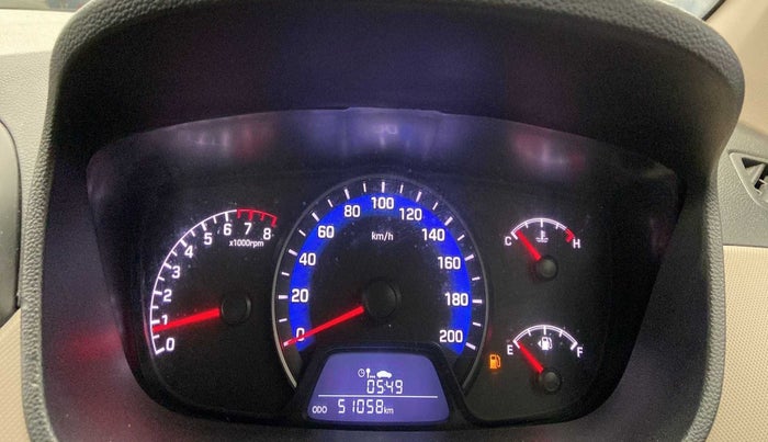 2017 Hyundai Xcent E+, Petrol, Manual, 51,120 km, Odometer Image
