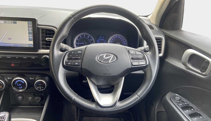 2019 Hyundai VENUE SX 1.0 (O) TURBO, Petrol, Manual, 56,624 km, Steering Wheel Close Up