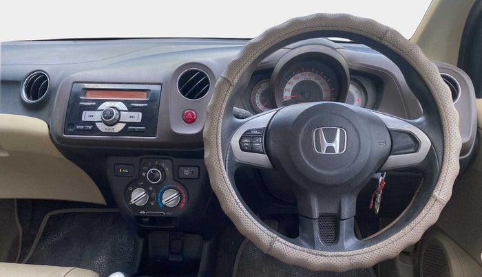 2013 Honda Brio S MT, Petrol, Manual, 60,987 km, Steering Wheel Close Up