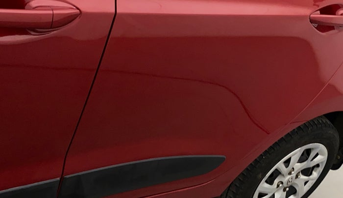 2017 Hyundai Grand i10 SPORTZ (O) 1.2 KAPPA VTVT, Petrol, Manual, 73,817 km, Rear left door - Slightly dented
