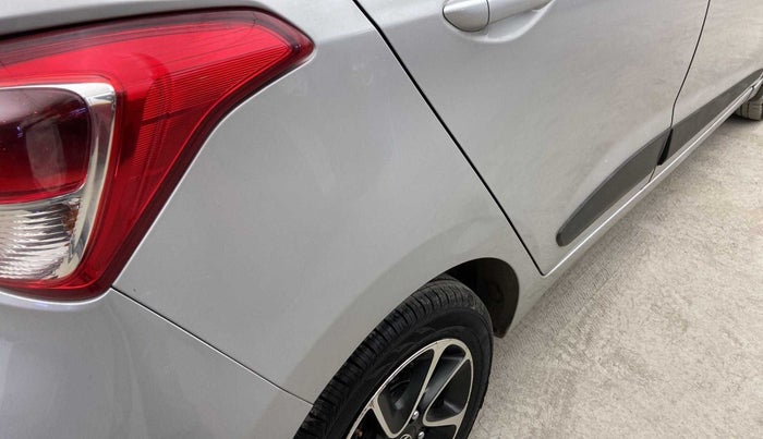 2018 Hyundai Grand i10 SPORTZ (O) AT 1.2 KAPPA VTVT, Petrol, Automatic, 48,758 km, Right quarter panel - Slightly dented
