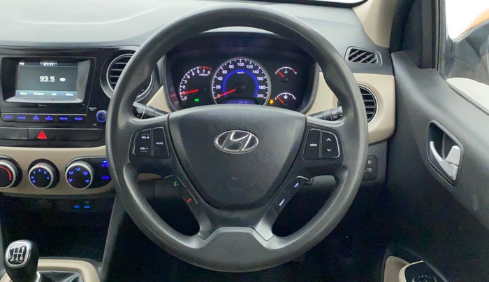 2017 Hyundai Grand i10 SPORTZ 1.2 KAPPA VTVT, Petrol, Manual, 79,364 km, Steering Wheel Close Up