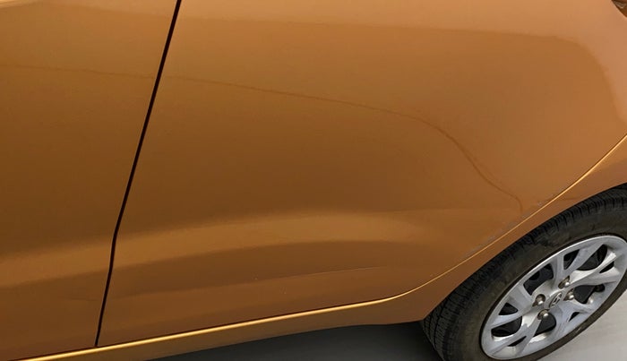 2017 Hyundai Grand i10 SPORTZ 1.2 KAPPA VTVT, Petrol, Manual, 79,364 km, Rear left door - Minor scratches