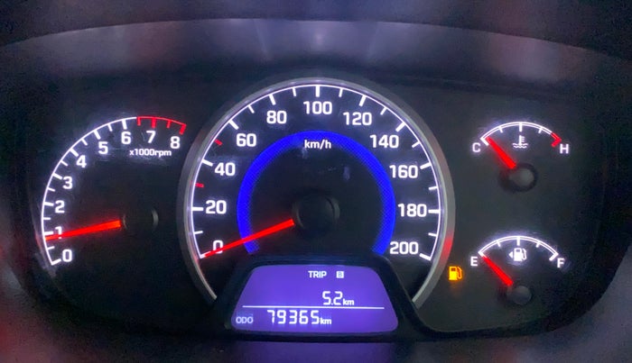 2017 Hyundai Grand i10 SPORTZ 1.2 KAPPA VTVT, Petrol, Manual, 79,364 km, Odometer Image