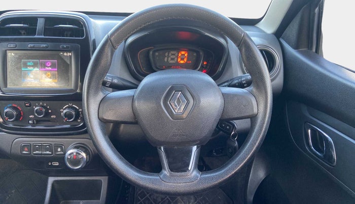 2018 Renault Kwid RXT 1.0 AMT (O), Petrol, Automatic, 25,976 km, Steering Wheel Close Up