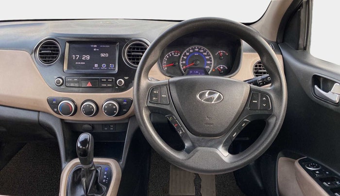 2017 Hyundai Grand i10 SPORTZ (O) AT 1.2 KAPPA VTVT, Petrol, Automatic, 43,563 km, Steering Wheel Close Up