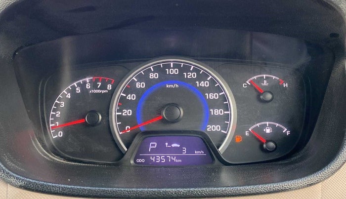 2017 Hyundai Grand i10 SPORTZ (O) AT 1.2 KAPPA VTVT, Petrol, Automatic, 43,563 km, Odometer Image