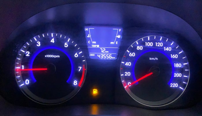 2017 Hyundai Verna 1.6 VTVT SX, Petrol, Manual, 43,556 km, Odometer Image