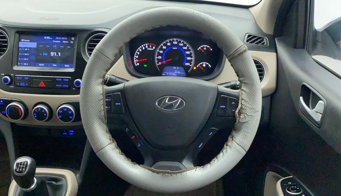 2020 Hyundai Grand i10 SPORTZ 1.2 KAPPA VTVT, Petrol, Manual, 41,445 km, Steering Wheel Close Up