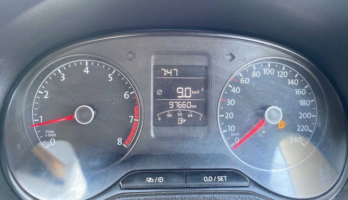 2016 Volkswagen Ameo HIGHLINE1.2L, Petrol, Manual, 97,656 km, Odometer Image