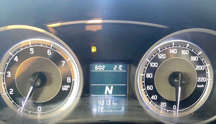 2018 Maruti Dzire VXI AMT, Petrol, Automatic, 43,091 km, Odometer Image