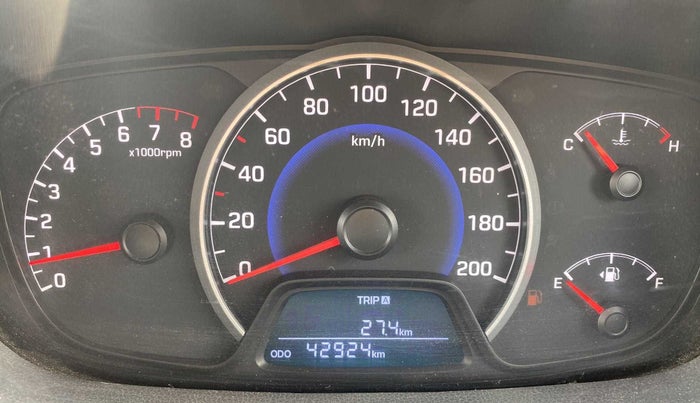 2014 Hyundai Grand i10 SPORTZ 1.2 KAPPA VTVT, Petrol, Manual, 42,922 km, Odometer Image