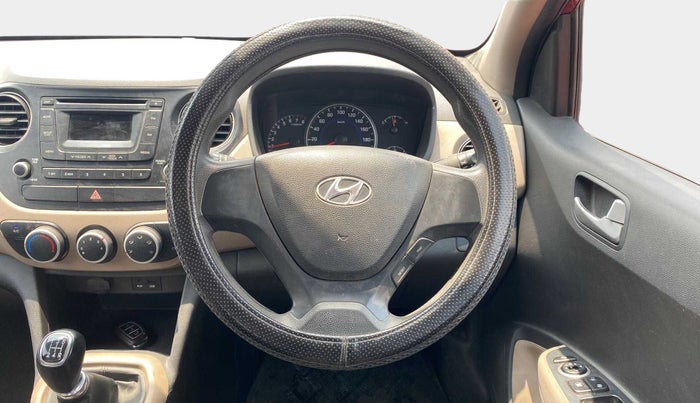 2014 Hyundai Grand i10 SPORTZ 1.2 KAPPA VTVT, Petrol, Manual, 42,922 km, Steering Wheel Close Up