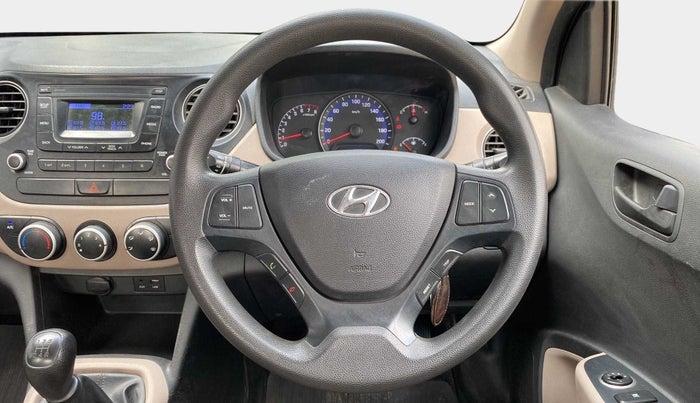 2018 Hyundai Xcent E+, Petrol, Manual, 37,610 km, Steering Wheel Close Up