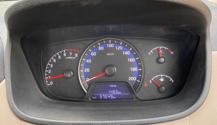 2018 Hyundai Xcent E+, Petrol, Manual, 37,610 km, Odometer Image