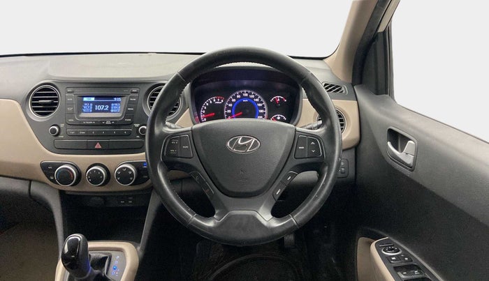 2016 Hyundai Grand i10 ASTA (O) AT 1.2 KAPPA VTVT, Petrol, Automatic, 49,812 km, Steering Wheel Close Up